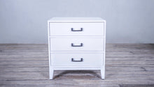 Load image into Gallery viewer, Campaign Nightstand 3 Drawers