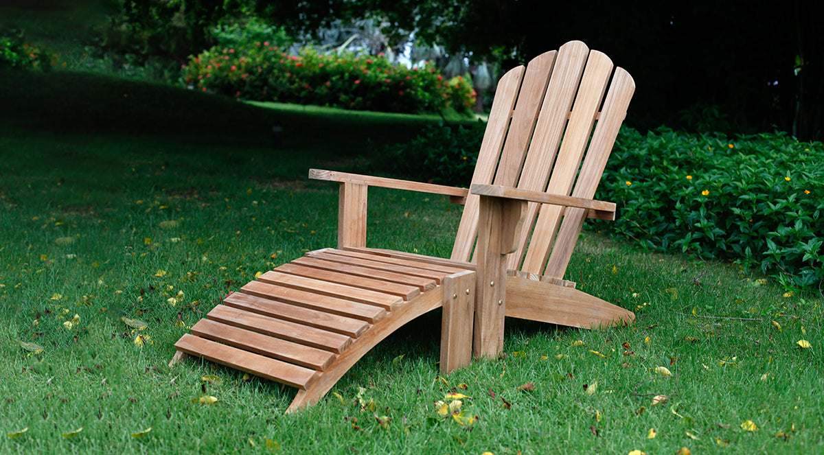 Adirondack Chair with/Footstool – Marie Albert Home