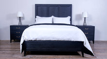 Load image into Gallery viewer, Campaign Bed Queen Wooden Panel