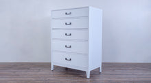 Load image into Gallery viewer, Campaign Tall Chest 5 drawers