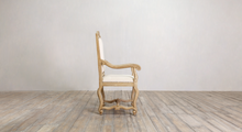 Load image into Gallery viewer, Baroque Dining Arm Chair with Carving