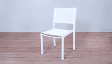 Load image into Gallery viewer, Avalon Side Chair Batyline White Powder Coated Finish