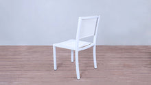 Load image into Gallery viewer, Avalon Side Chair Batyline White Powder Coated Finish