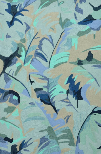 CAPRI PALM LEAF BLUE