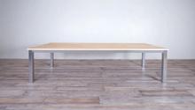 Load image into Gallery viewer, Avalon Dining Table Horizontal Slats Stainless Steel