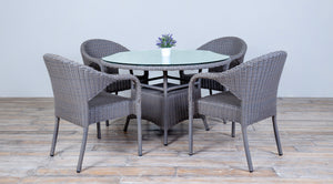Westhampton Round 47" with Woven Top - Kobo Half Round