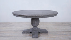 French Urn Pedestal Round Dining Table 60"