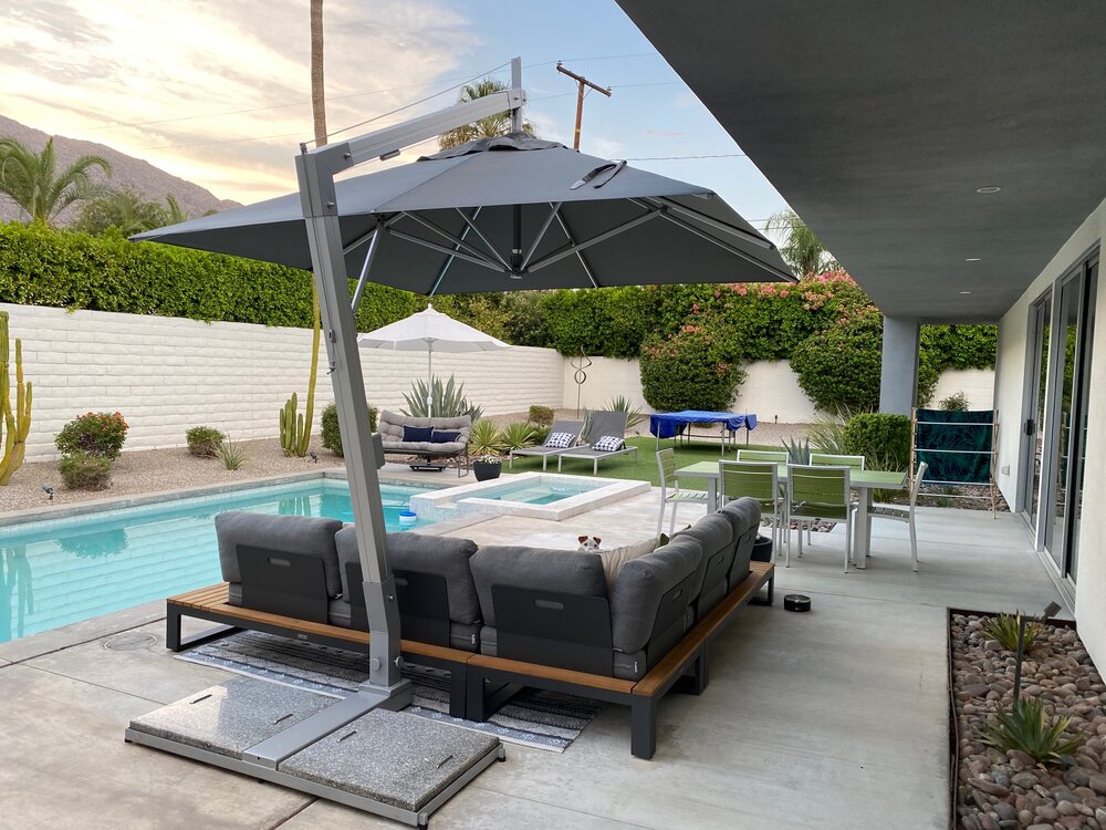 10 x 13 Rectangular Hurricane Side Wind Umbrella – Marie Albert Home