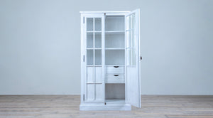 Cremone Bookcase Display Unit with Bottom Door Panel