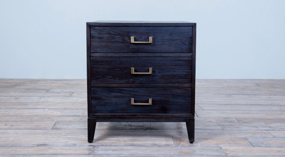 Campaign Nightstand 3 Drawers