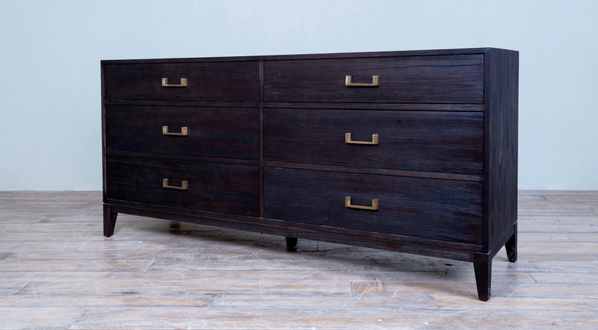 Campaign Dresser 6 Drawers
