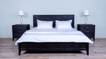 Load image into Gallery viewer, Campaign Bed King Wooden Panel Lower Headboard