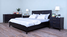 Load image into Gallery viewer, Campaign Bed King Wooden Panel Lower Headboard