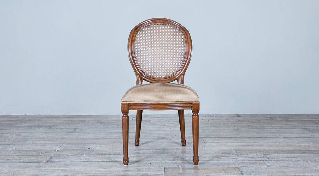 Louis XVI Oval Back Side Chair no Carving