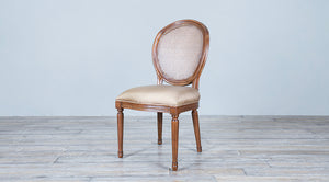 Louis XVI Oval Back Side Chair no Carving