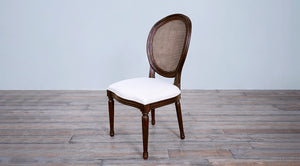 Louis XVI Oval Back Side Chair no Carving