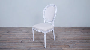 Louis XVI Oval Back Side Chair no Carving