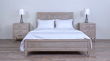 Load image into Gallery viewer, Campaign Bed Queen Wooden Panel Lower Headboard