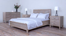 Load image into Gallery viewer, Campaign Bed Queen Wooden Panel Lower Headboard