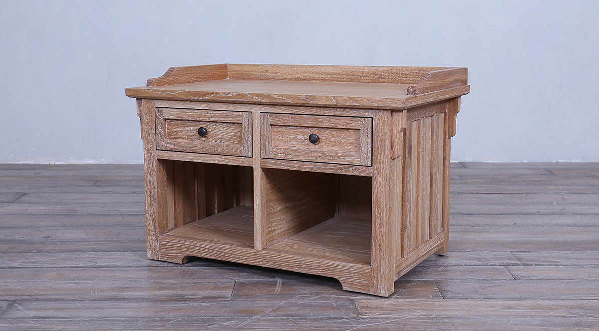 Mudroom Bench with 2 Drawers