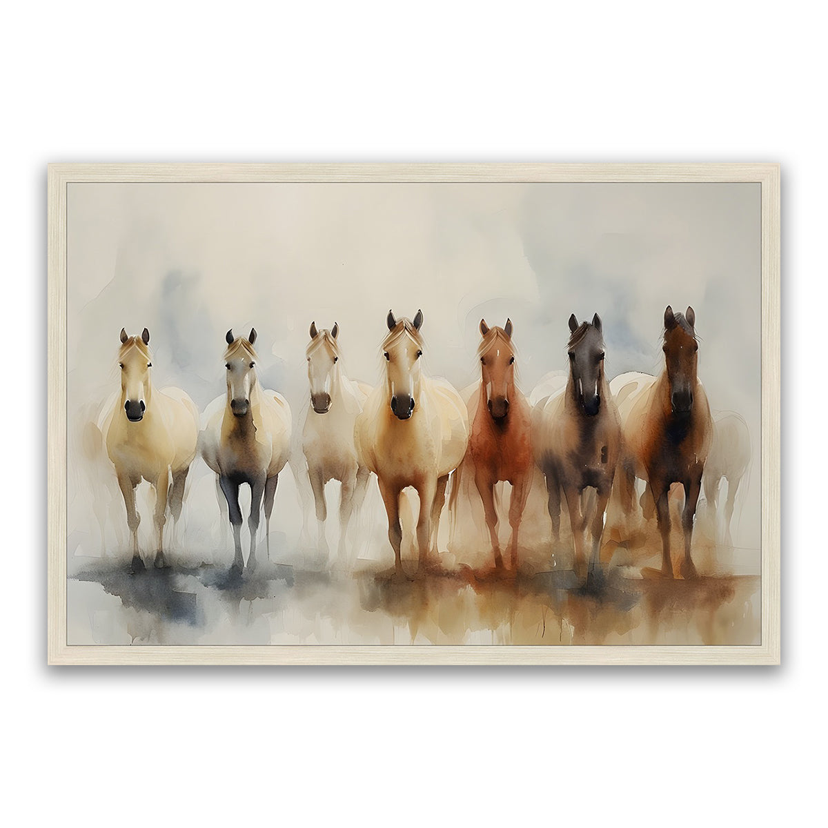 HORSES IN THE MIST