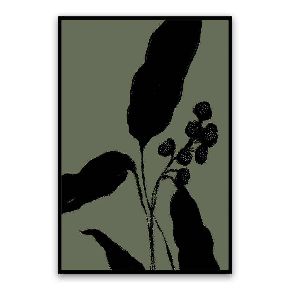 BOTANICAL FORM GREEN 3