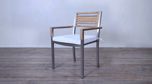 Load image into Gallery viewer, Avalon Arm Chair Stainless Steel - Small Slat
