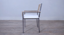 Load image into Gallery viewer, Avalon Arm Chair Stainless Steel - Small Slat