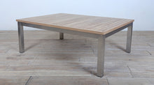 Load image into Gallery viewer, Avalon Coffee Table Finger Slat Polished Stainless