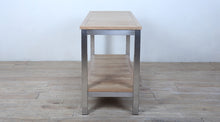 Load image into Gallery viewer, Avalon Console Table Finger Slat Polished Stainless