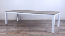 Load image into Gallery viewer, Avalon Dining Table Horizontal Slats White Sand