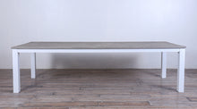 Load image into Gallery viewer, Avalon Dining Table Horizontal Slats White Sand