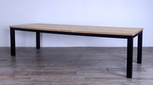 Load image into Gallery viewer, Avalon Dining Table Horizontal Slats Black Ebony Finish