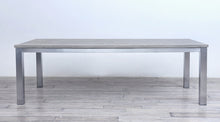 Load image into Gallery viewer, Avalon Dining Table Horizontal Slats Stainless Steel