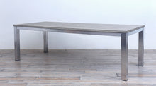 Load image into Gallery viewer, Avalon Dining Table Horizontal Slats Stainless Steel