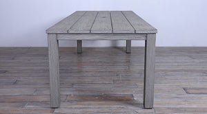 Avalon Wooden Dining Table Horizontal Slats