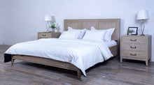 Load image into Gallery viewer, Campaign Bed King Wooden Panel Lower Headboard
