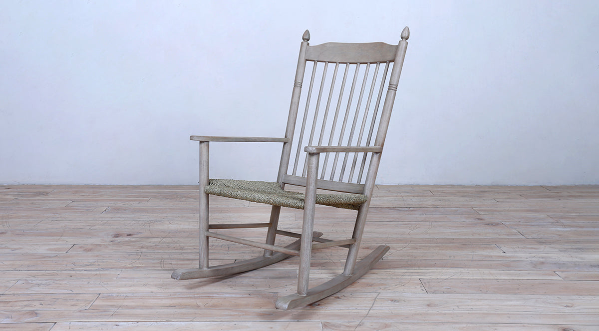 Goldie Rocking Chair with Rush Seat