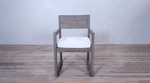 Milan Dining Arm Chair Teak wood
