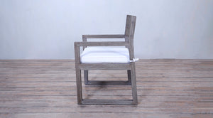 Milan Dining Arm Chair Teak wood