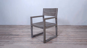 Milan Dining Arm Chair Teak wood