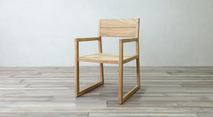 Milan Dining Arm Chair Teak wood