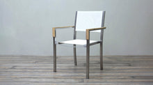 Load image into Gallery viewer, Avalon Arm Chair Batyline Stainless Steel