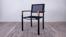 Load image into Gallery viewer, Avalon Arm Chair Batyline Black Ebony Finish