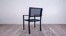 Load image into Gallery viewer, Avalon Arm Chair Batyline Black Ebony Finish