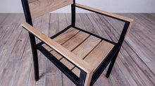 Load image into Gallery viewer, Avalon Arm Chair Large Slat Black Ebony Finish