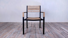Load image into Gallery viewer, Avalon Arm Chair Small Slat Black Ebony Finish