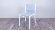 Load image into Gallery viewer, Avalon Side Chair Batyline White Powder Coated Finish