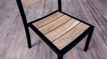 Load image into Gallery viewer, Avalon Side Chair  Large Slat Black Ebony Finish