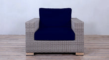Load image into Gallery viewer, Rutherford Lounge Arm Chair - White koboo Half Round